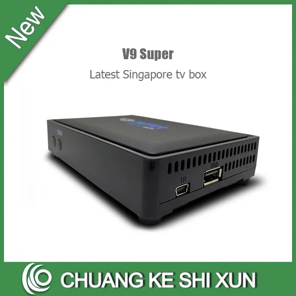 Сингапура tv box black V9 суперчасы starhub каналов Wi Fi адаптер|ТВ-приставки и медиаплееры|