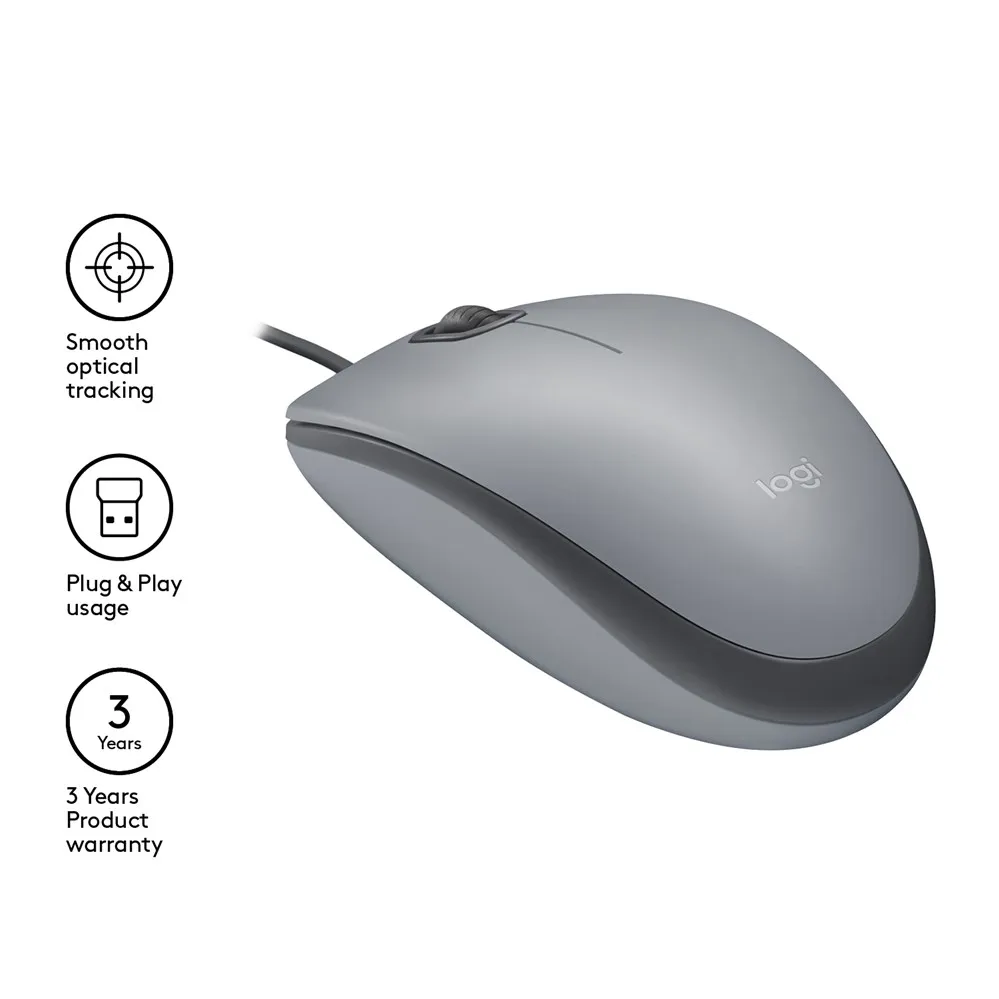 Logitech-M110-Ambidextro-ptico-USB-1000-DPI-85-g-Gris (5)