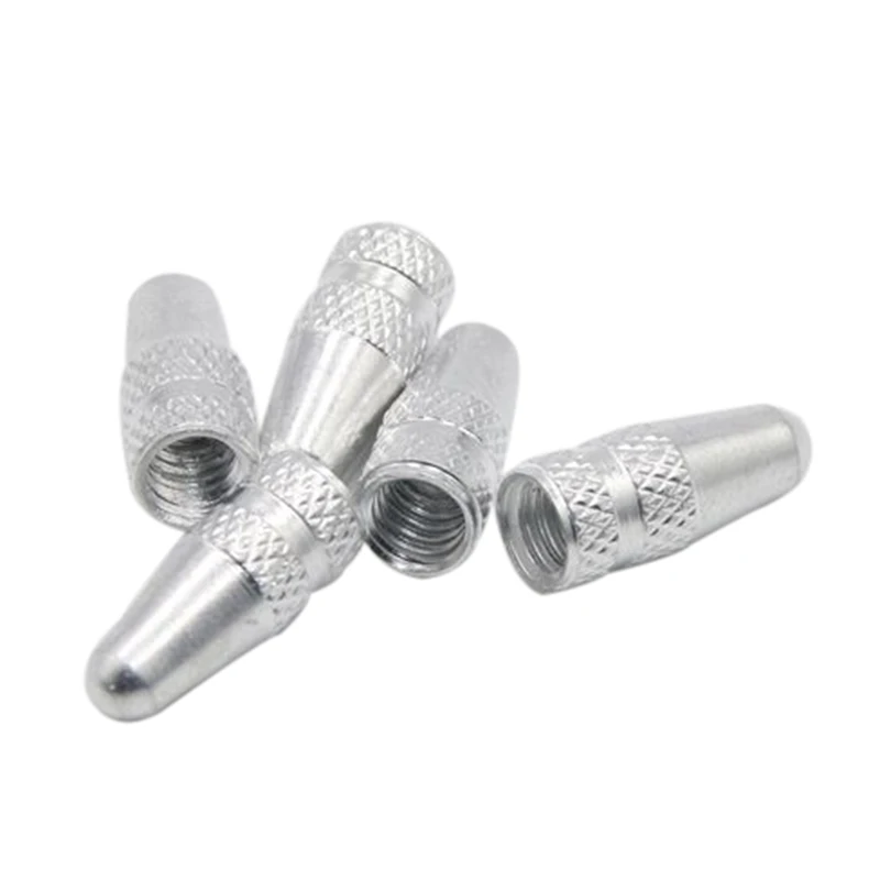 5Pcs/Set Bicycle Aluminum Alloy Valve Cap Dust Cover Protector For Road Mountain Bike Racing Dustproof Valve Cap Accessories