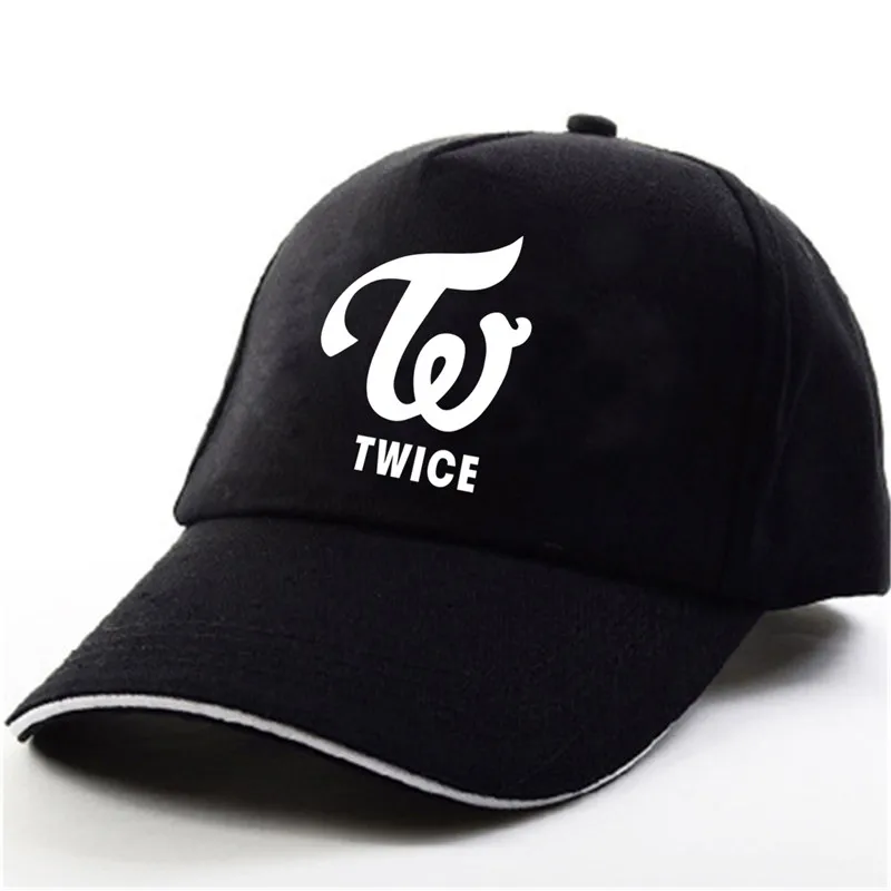 

YOUPOP KPOP TWICE Twicetagram Album Likey Black Baseball Cap Hip-hop Cap Men Women Hats