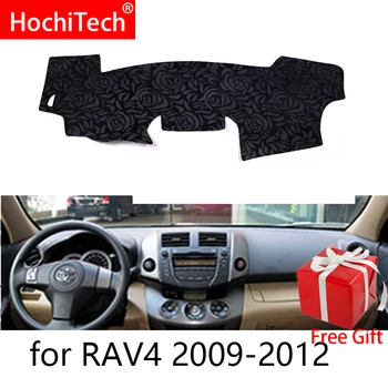 

Rose Pattern Non-slip Dashmat Dash Mat Dashboard Cover Pad Cover Carpet Car Sticker for Toyota RAV4 2009 2010-2012 Car Styling