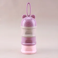 Портативная детская молочная смесь для новорожденных, контейнер, детские закуски конфеты, трехслойная коробка для хранения еды