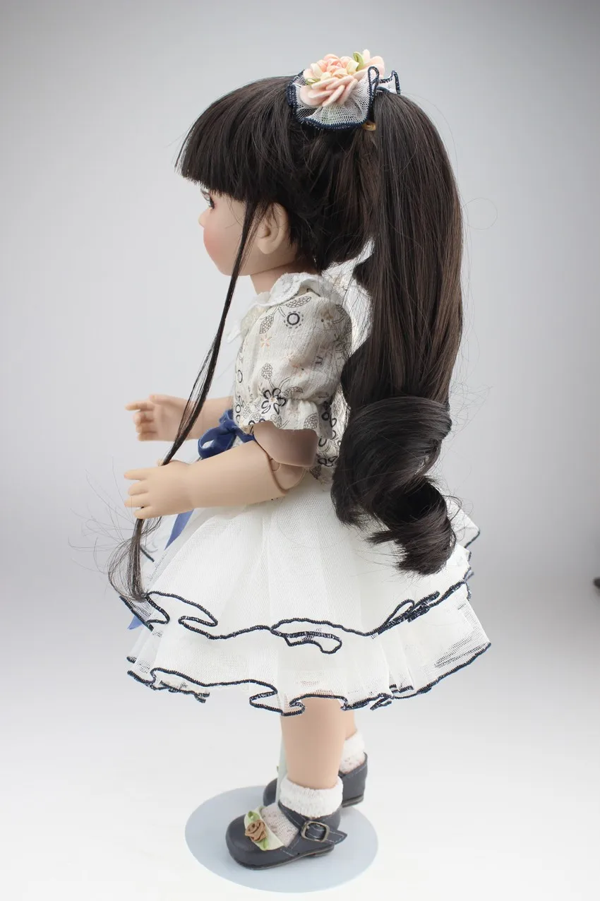 NPK BJD 1" 45 см милая девочка Кукла Reborn Baby куклы полностью ручной работы полностью виниловые детские игрушки лучший подарок для девочек DIY Bjd кукла