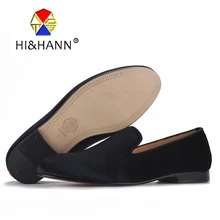 Мужские бархатные Лоферы ручной работы со стелькой из натуральной кожи и подошвой, роскошные вечерние и свадебные Мужские модельные туфли мужские туфли на плоской подошве