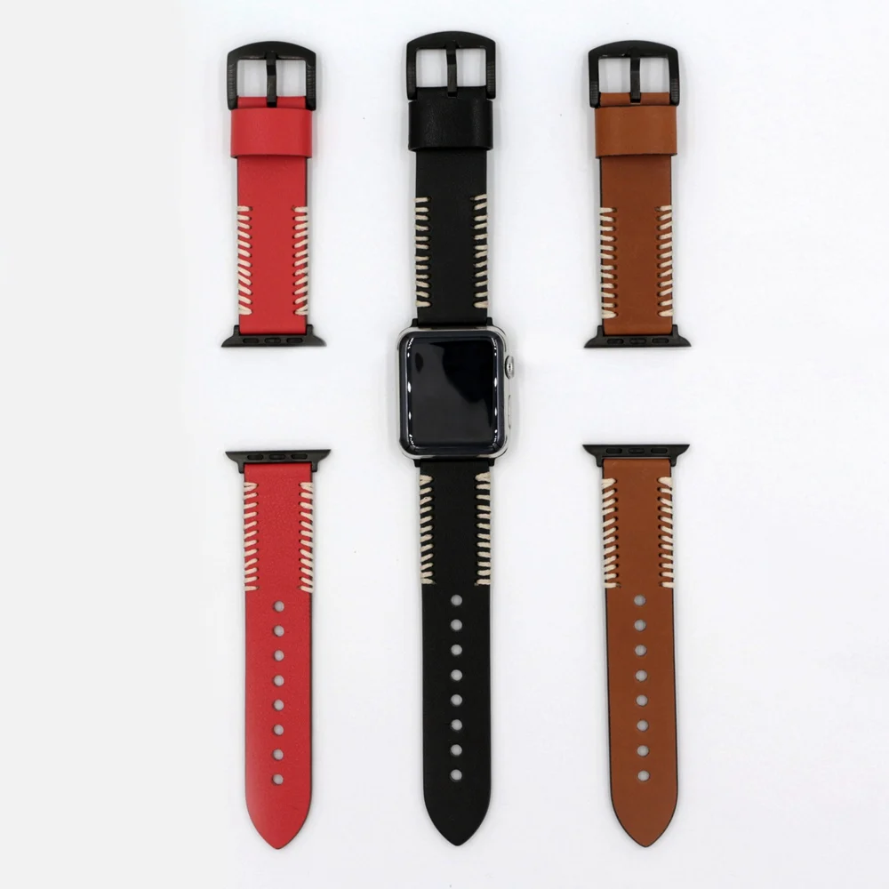 URVOI ремешок для apple watch группа series4 3 2 1 Прочный Натуральная кожа iwatch запястье