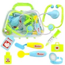 1 комплект аптечки стетоскоп моделирование Deluxe милый ролевые игры игрушка "Медсестра" медицина ящик для инструментов для мальчиков ясельного возраста