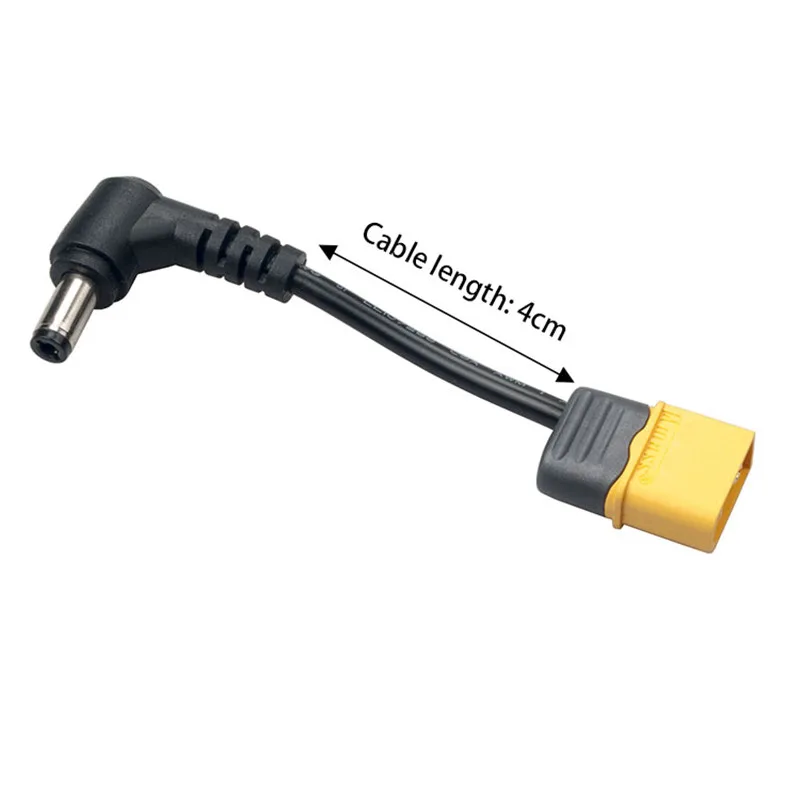 XT60 Male Plug DC 5.5mm x 2.5mmX40mm Male Adapter