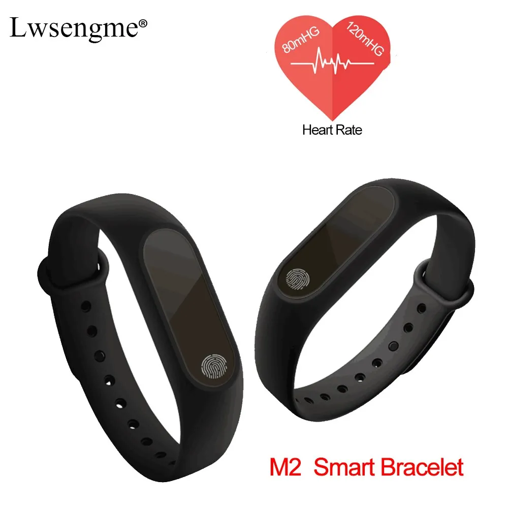 

M2 Smart Band Bracelet fitness Wristband Watch Heart Rate Monitor Waterproof Bluetooth OLED Tracker for IOS Xiaomi Mi band 2 3