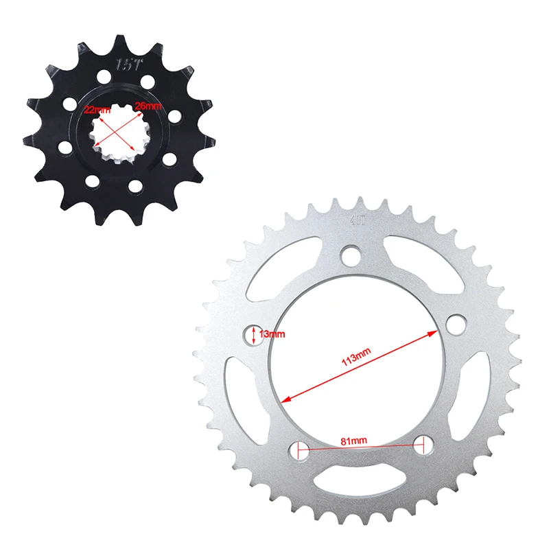 14 15T 41 Т для HONDA CB500X CB500F CBR500R CTX700 NC700 2012 2013 NC750 CB500 CBR500 R F X мотоциклетные передние и задние звездочки