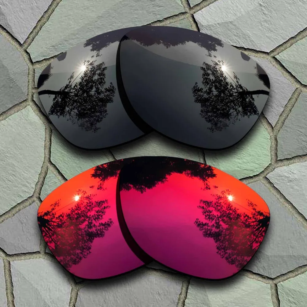 Lenti Di Ricambio Polarizzate Per Occhiali Da Sole Grigi Neri E Viola Rossi Per Pelle Di Daino Oakley