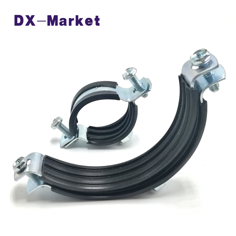 110mm 300mm , Rubber shock absorber clamp , Rubber Lined Hanging Clamp