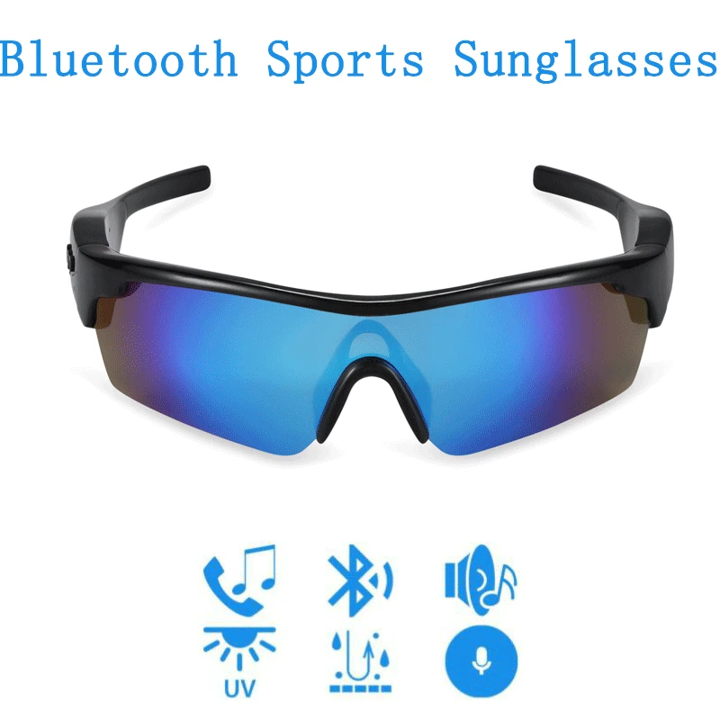 С фабрики Китая,, долговечные умные беспроводные наушники для прослушивания музыки, Bluetooth покрытие, цветные линзы, солнцезащитные очки, спортивные