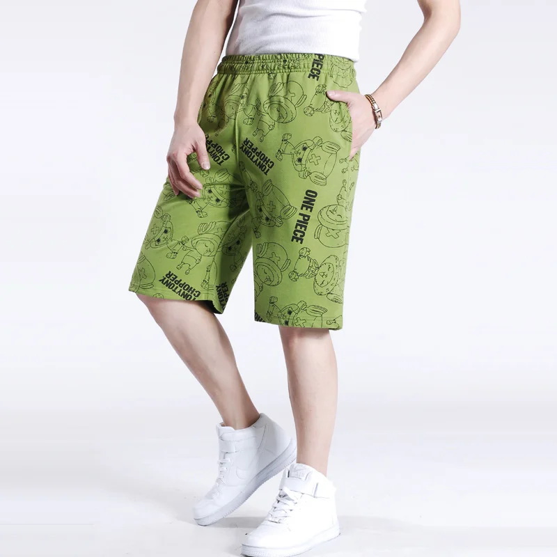 Модный бренд лето хип хоп плюс размер повседневная мужская одежда для бега шорты для упражнений мужские Бермудские острова masculina A06 - Цвет: Light Green
