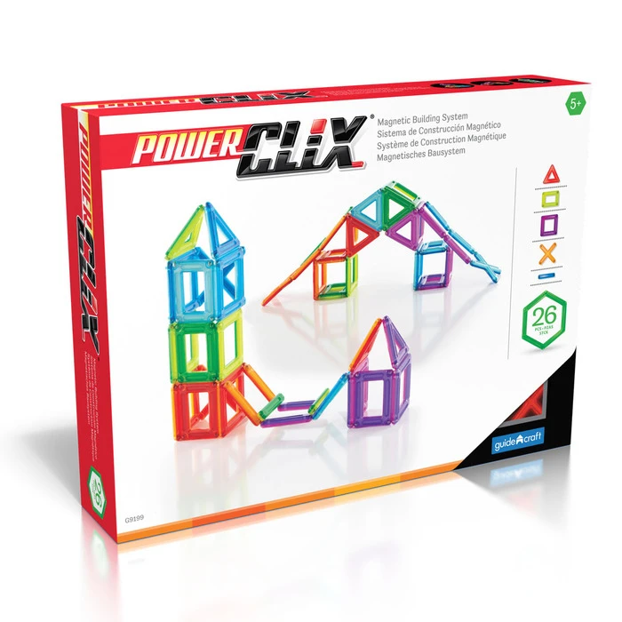 Guidecraft G9199 PowerClix Frames - 26 Piece Set (1)