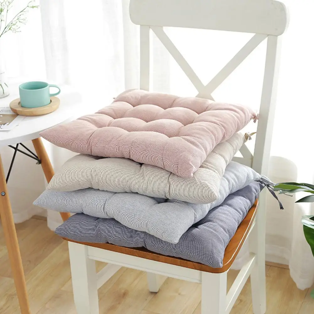 

New chair cushion soft padded cushion dining table cushion pad office student seat cushion 40*40cm household small square pad