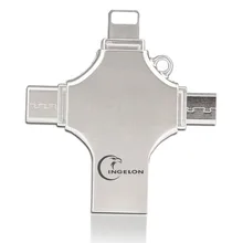 флешка для айфона 16 гб 32 гб 64 гб 128гб Прямая поставка OTG USB флэш-накопитель для iPhone X/8/7 Plus/6/6s/5/SE ipad Металл DJ флешки HD Memory Stick 16G 32G 64G 128 GFlash драйвер