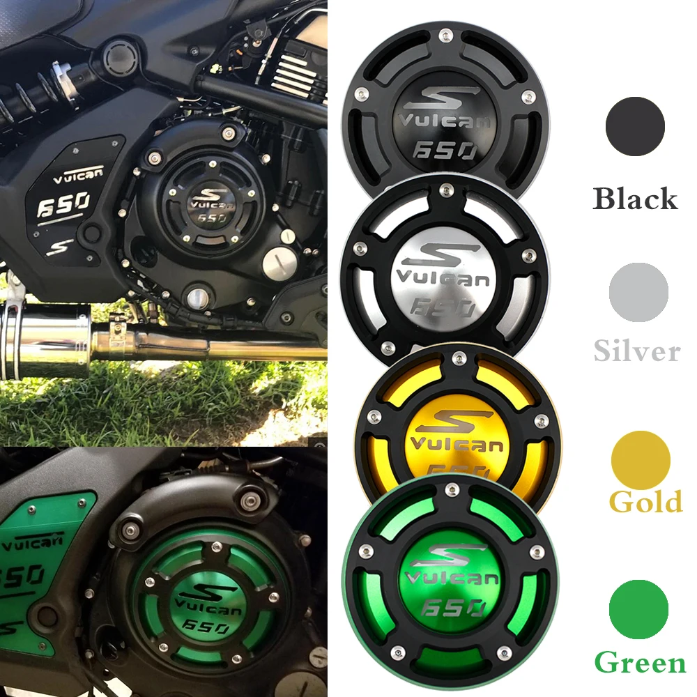 

VN-650 CNC Right Side Engine Guard Protective Protect Cover for 2015-2019 Kawasaki Vulcan S VN650 VN 650 EN650 2016 2017 2018