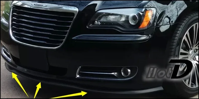 Bumper Lip Deflector Lips For Chrysler Delta Lancia Delta Front Spoiler Skirt For TopGear Friend Car Tuning Body Kit Strip 2.2