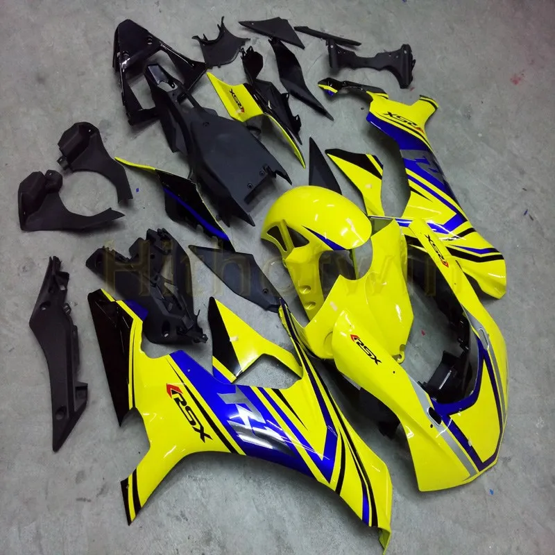 

Custom-made Injection mold yellow ABS YZF R1 15-16 motorcycle body kit for Yamaha YZF-R1 2015 2016 year motor Fairing