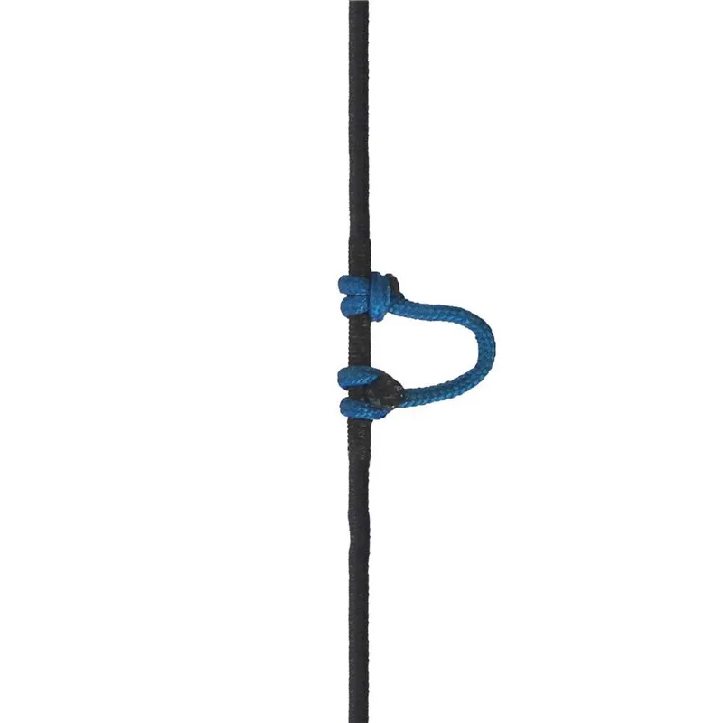 3 м стрельба из лука Nocking D петля веревочный шнур релиз материал блочного Лука релиз для наружного охоты стрельба аксессуары - Цвет: Blue
