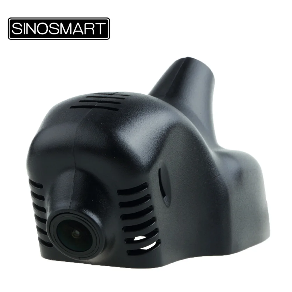 SINOSMART Novatek 96658 автомобильный Wifi DVR для Volkswagen Polo/Passat/Touran/Tiguan/Bora/Gold/Magotan управление с помощью приложения SONY IMX323