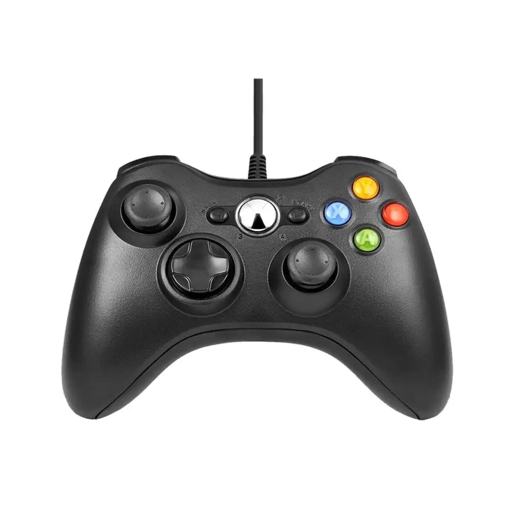 Для Xbox 360 USB проводной джойстик контроллер для microsoft Xbox360 Геймпад контроллер - Цвет: Black