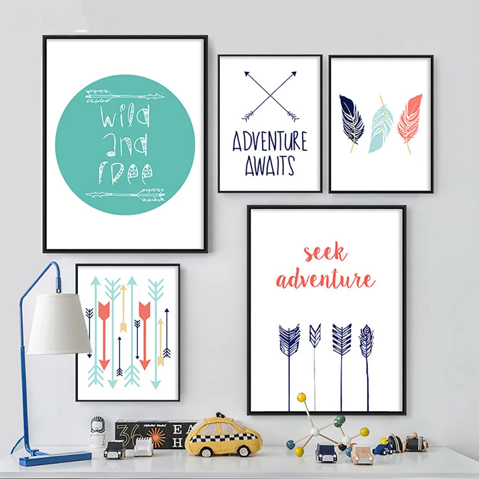 NDITB-ni-os-arte-de-la-pared-de-la-lona-Poster-vivero-impresi-n-minimalista-decoraci (1)