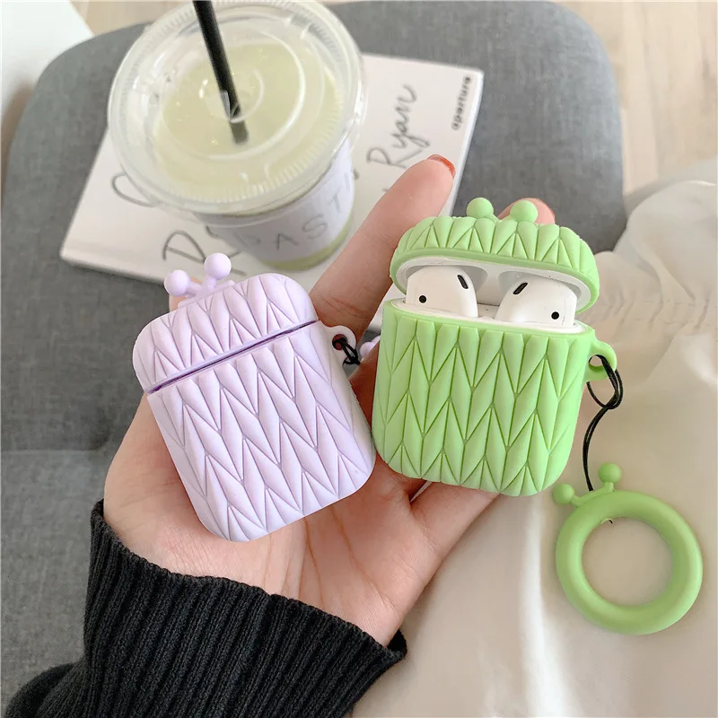 

Cartoon Protective Case For AirPods 2 cute Cover Silicone Bluetooth Earphone Case For Apple Airpods unique design Coin Purse