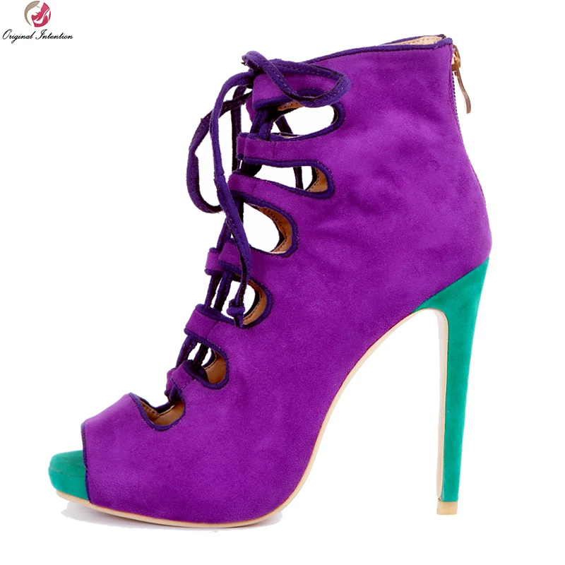 purple heel sandals for womens