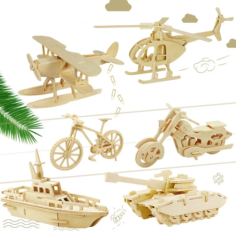 3d Wooden Puzzle Educational 