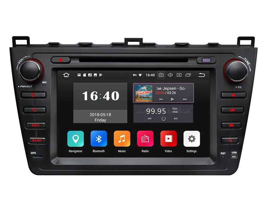 Clearance 8" Android 8.0 Oreo OS Car DVD Multimedia GPS Radio for Mazda 6 2008 2009 2010 2011 2012 with PIP Multi-Tasking Function Support 5