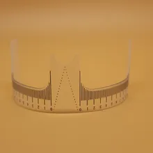 30 шт., новинка, тату для бровей, формовочный трафарет для бровей, линейка для перманентного макияжа, линейка для бровей, инструмент для формирования формы