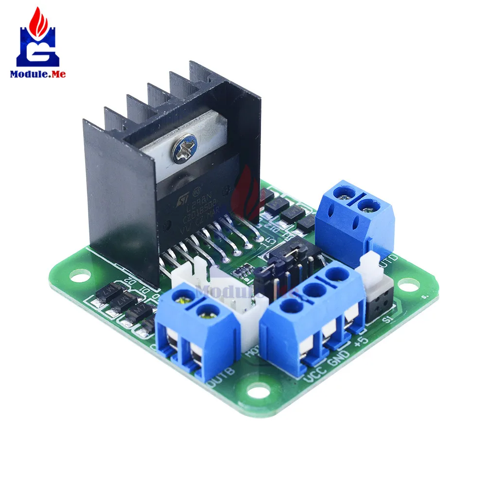 

L298N Dual H Bridge DC Stepper Motor L298 Drive Controller Board Module 5V 35V MAX 2A H-Bridge Control Driver Logical voltage