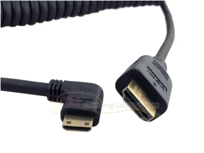 Изгиб с эластичной мини HDMI к hd линии видео линии|bending| |