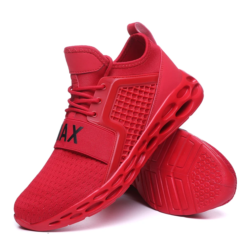 

2019 Mens Vulcanize Shoes Spring Summer Men Sneakers Outdoor Male Walking Red Shoes Man Breathable Zapatillas Hombre Plus Size