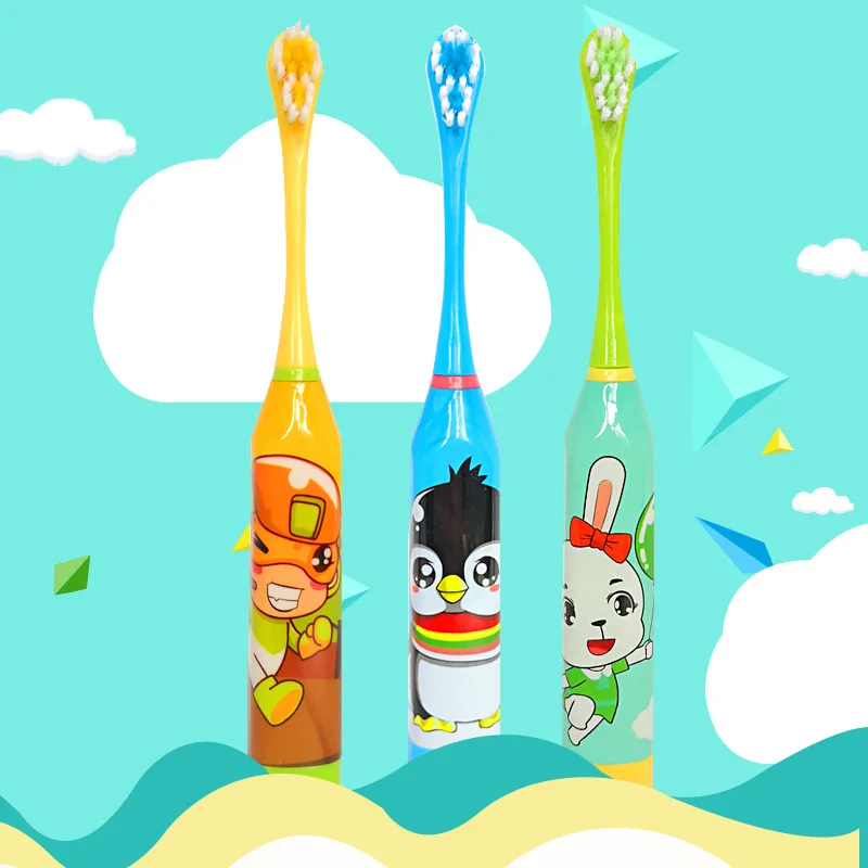 

Cute Cartoon Electric Children Toothbrush Kids Toothbrushes Dental Teeth Brush Oral Hygiene Care Battery Powered Tooth Brush