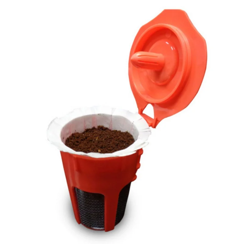 

50Pcs Paper Replacement Disposable Coffee Filter Cups Refillable Holder for Keurig K-Cup Coffee Accessories Kitchen Gadget