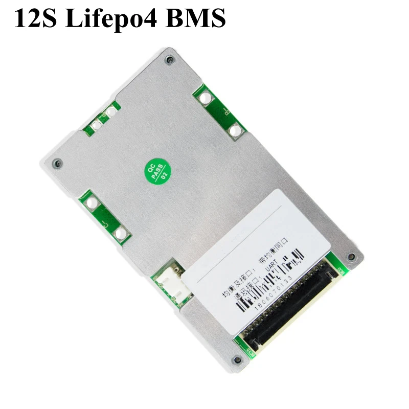 12S 20A 30A 40A 50A 60A 36В Lifepo4 Смарт BMS Pcb баланс с дисплеем заряда коммуникацией UART Android