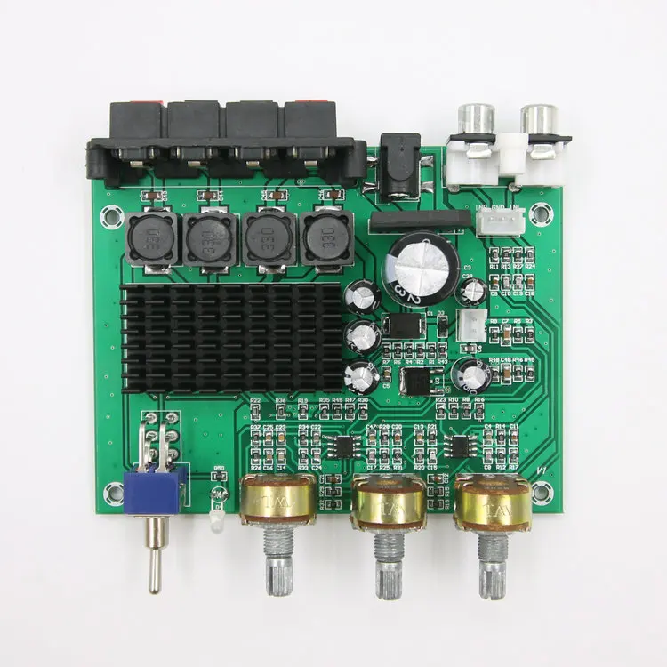 TPA3116D2 80 Вт+ 80 Вт стерео 2,0 плата усилителя TPA3116 RCA цифровой аудио сабвуфер динамик предусилитель тон Управление