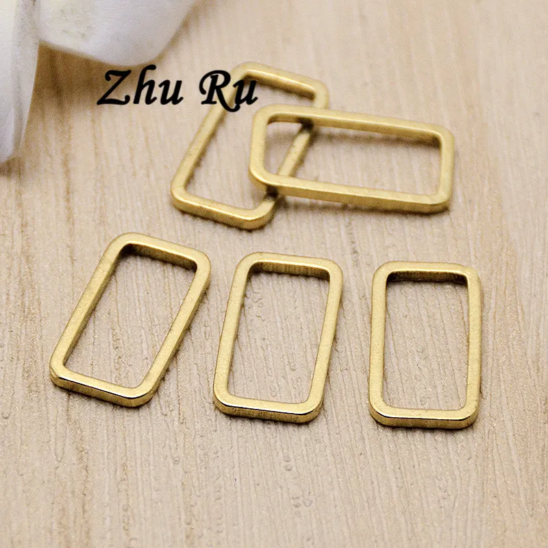 20 шт./лот zhu ru 15*8 мм медная новая четырехсторонняя Рамка DIY подвеска Подвески