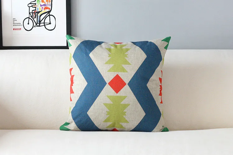 Нордическая подушка с абстрактным геометрическим узором, простая полосатая наволочка, наволочка, домашние декоративные подушки