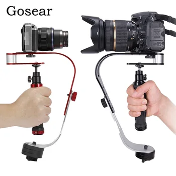 

Gosear Universal Handheld Video Camera Stabilizer Steady Mount for GoPro Go pro Canon DSLR Camera DV Smart Phone Accessories