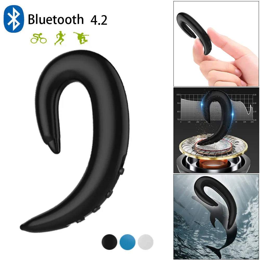 Беспроводная гарнитура Bluetooth 4 2 с дельфином наушники микрофоном для iPhone