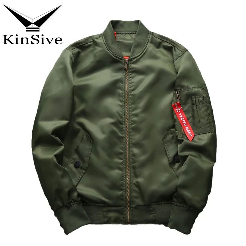 Buy 2018 Men Brand Bomber Jacket Army Spring Summer