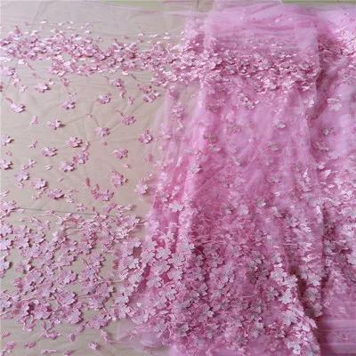 

African Lace Fabric cotton fabric, French Voile Guipure lace beads Lace Fabric for wedding dresses 5yard/lot