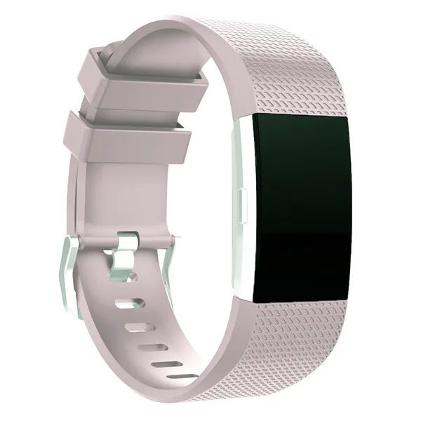 Силиконовый ремешок для часов для fitbit charge2 band умный Браслет для фитнеса часы сменный ремешок для спортивных часов полосы для fitbit Charge 2 - Цвет: lavender purple