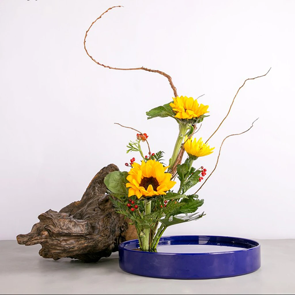 Japanese Ikebana Vase for Every Season : Flower Arrangements Suiban Pot Tray
