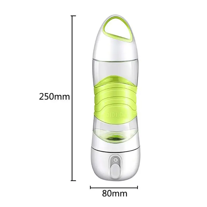 

Multi-functional Water Bottle Beauty Nano Mist Sprayer Air Humidifier Smart Water Drinking Reminder with SOS LED Light