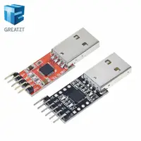 GREATZT 1Pcs 5PIN CP2102 USB 2.0 to TTL UART Module 6Pin Serial Converter STC Replace FT232 Adapter Module 3.3V/5V Power