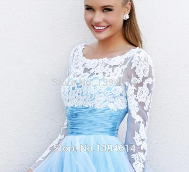 Blue Graduation Dresses